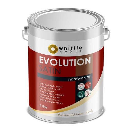 Whittle Waxes Evolution Hard Wax Oil Satin 4L