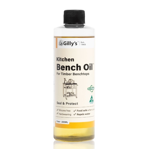 Gilly’s Kitchen Bench Oil - 250ML Clear