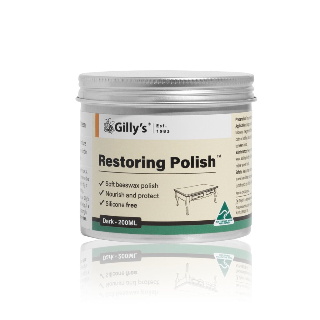 Gilly’s Restoring Polish - 200ML Dark