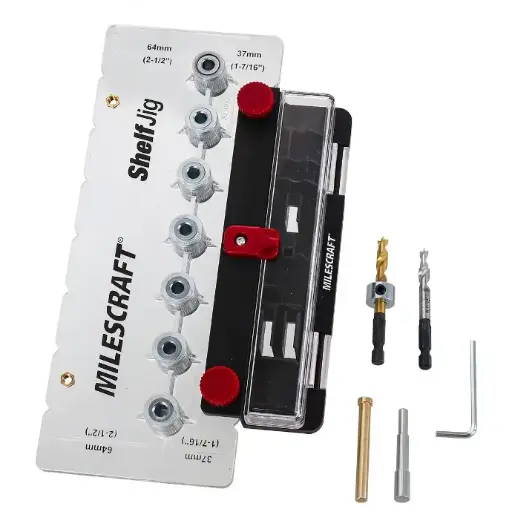 [MC-1366] Shelf Pin Drill Jig (Metric)