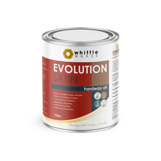 [WW-SATIN-1L] Whittle Waxes Evolution Hard Wax Oil Satin 1L
