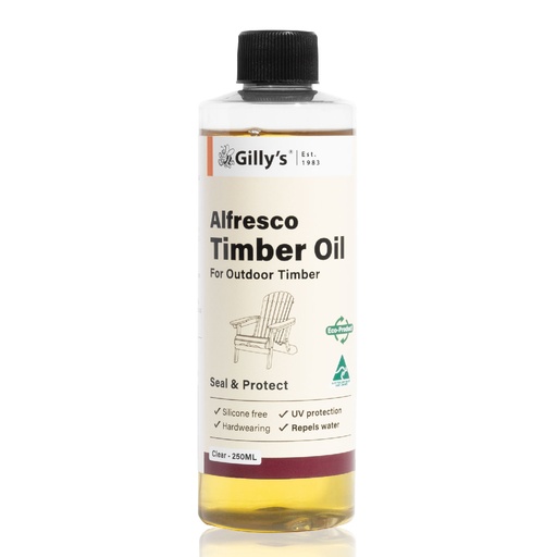 [GS-ATO250ML] Gilly's Alfresco Timber Oil - 250ML