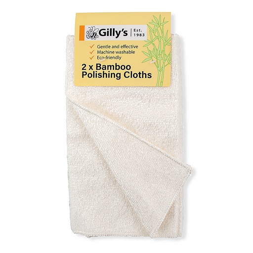 [GS-BPC2PACK] Gilly's Bamboo Polishing Cloths