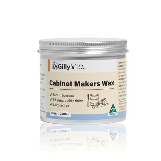 [GS-CAB200MLCL] Gilly’s Cabinet Makers Wax - 200ML Clear