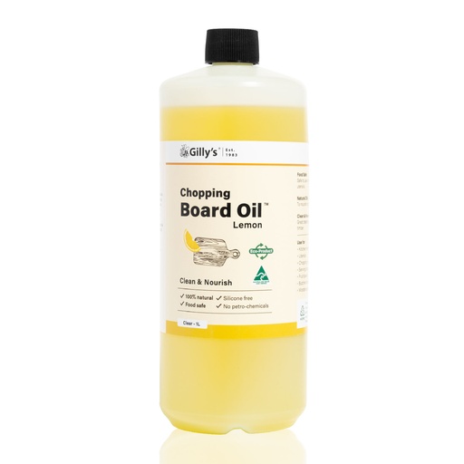 [GS-CBO1LLEMON] Gilly’s Chopping Board Oil - 1L Lemon